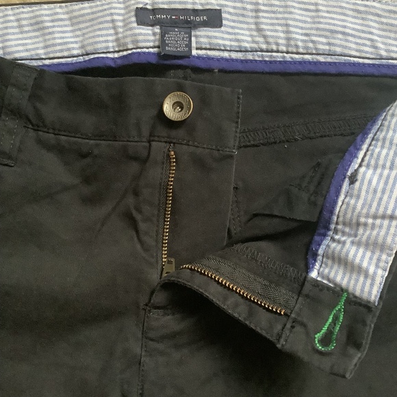 TOMMY HILFIGER Low Rise Slim Black Five Pocket Jean Chino - Picture 3 of 5